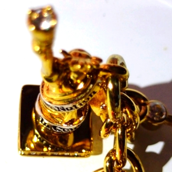 Juicy Couture LG Charm Depicting the Eiffel🗼Lady Liberty 🌍Globe Spins NWT - Picture 7 of 14
